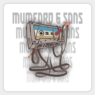 Mumford & Sons Cassette Sticker